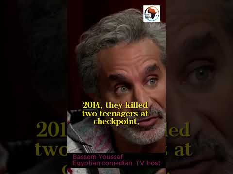 |srael Has a Long History of Lying: Bassem Youssef, Egyptian comedian & TV Host.