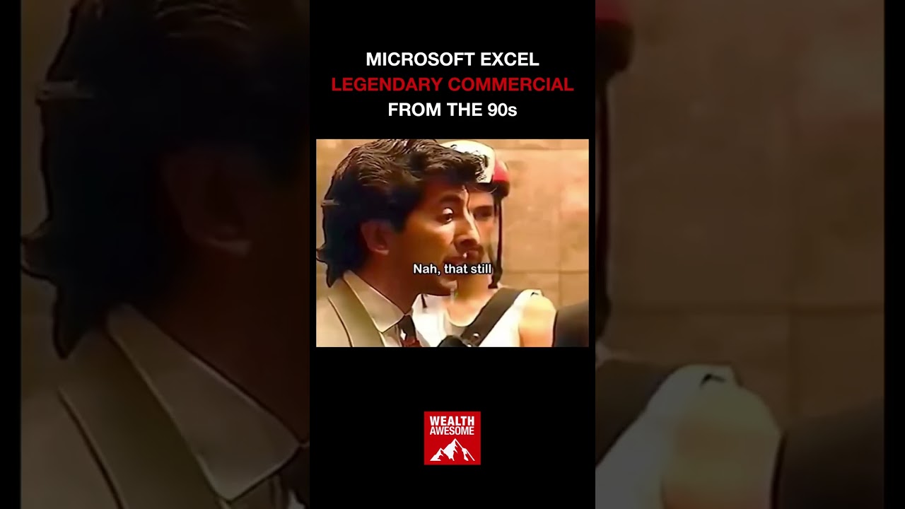 Microsoft Excel 90s Commercial 🤯
