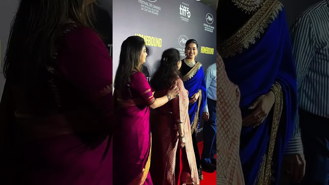 Janhvi Kapoor Dazzles at Homebound Screening ✨