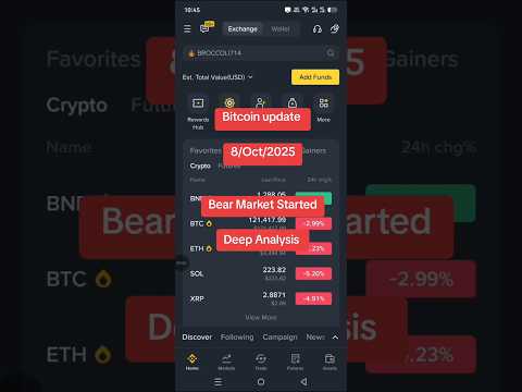 crypto market update 3/10/2025 #crypto #binance #bitcoinupdate