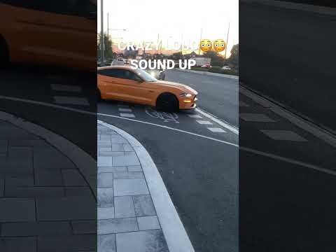 Mustang GT LOUD leaving car meet #shorts