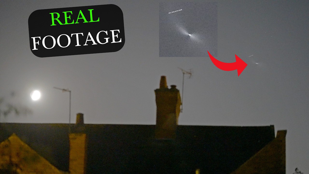 Real Footage of Interstellar Comet 3I/ATLAS? π