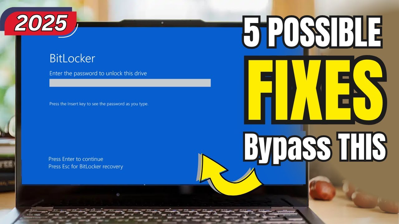 How to Bypass BitLocker Blue Screen in Windows 10/11 (2025)