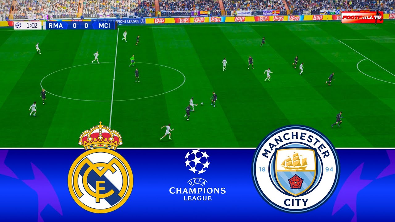 Real Madrid vs Manchester City | UEFA Champions League 2025/26 | PES 21 Gameplay ⚽