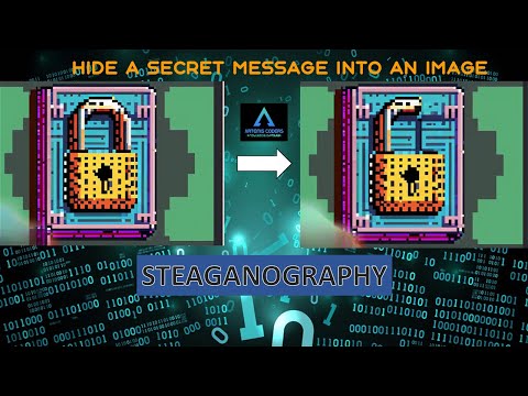 Steganography (Hide Secret Messages Into An Image - GitHub Link in Description)