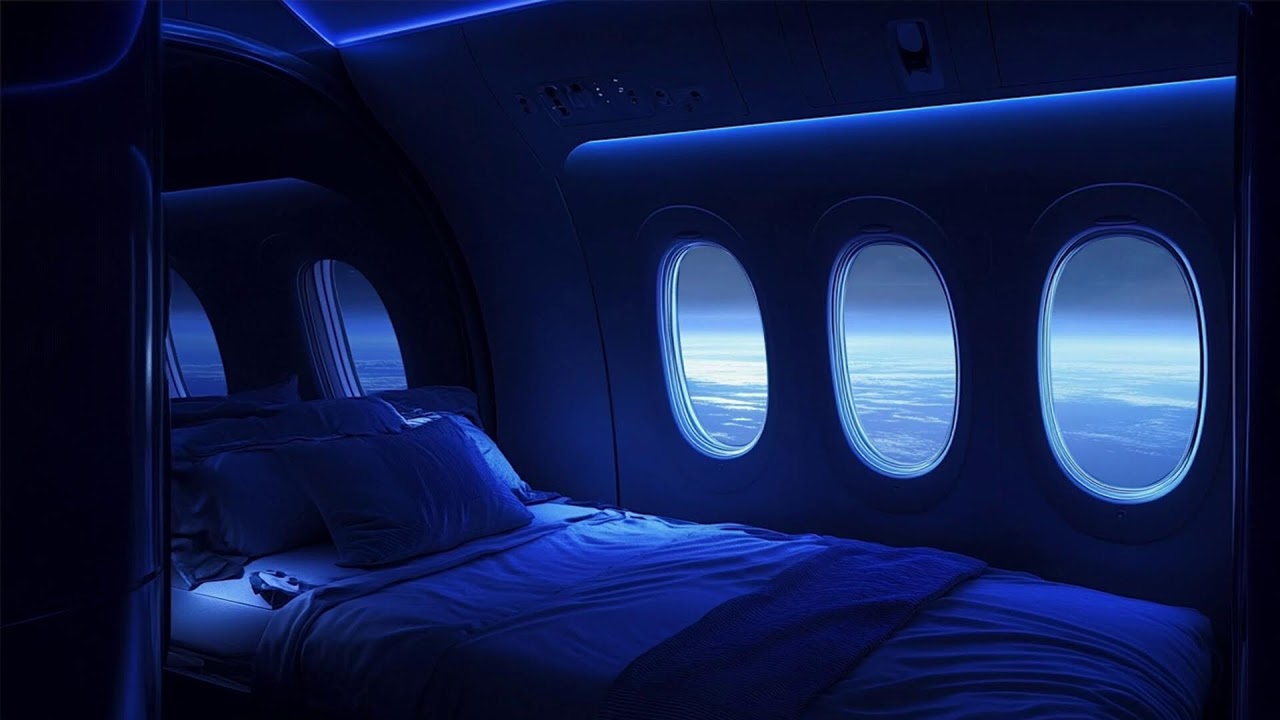 Airplane White Noise for Relaxation & Sleep ✈️