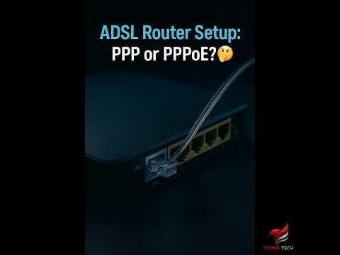 ADSL Setup Explained: PPP vs PPPoE — Don’t Miss This CCNA Trick! ⚡️#ccna #tech