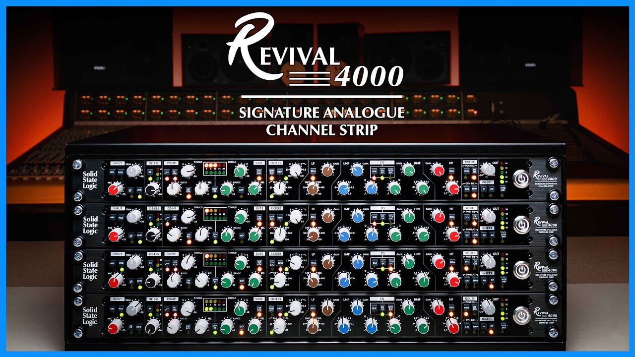 SSL Launches Revival 4000 Signature Channel Strip 🎚️