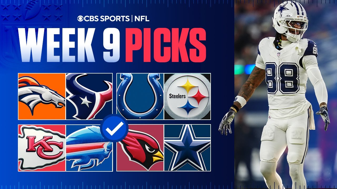NFL Week 9 Predictions & Best Bets 🏈