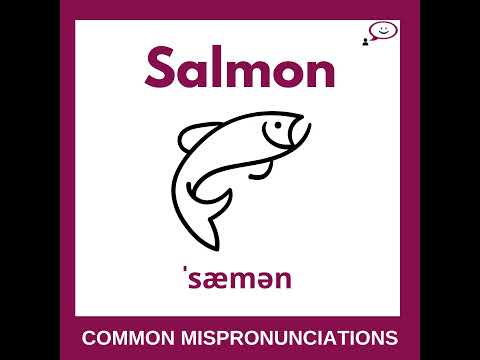 How To Say Salmon | British English Pronunciation