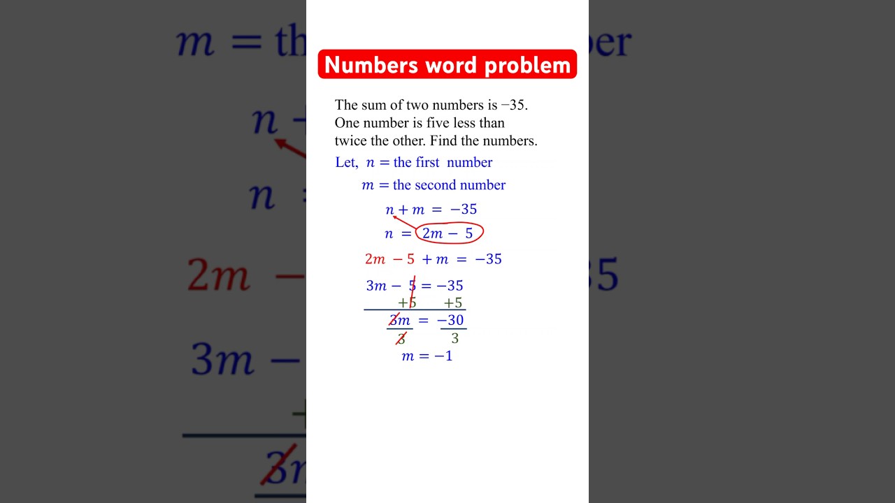 Master Algebra Word Problems: Step-by-Step System of Equations Solution 🧮