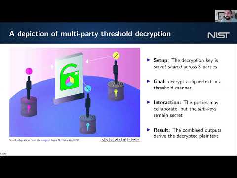 ACAS first session (Workshop on Advanced Cryptography Applications and Standards)