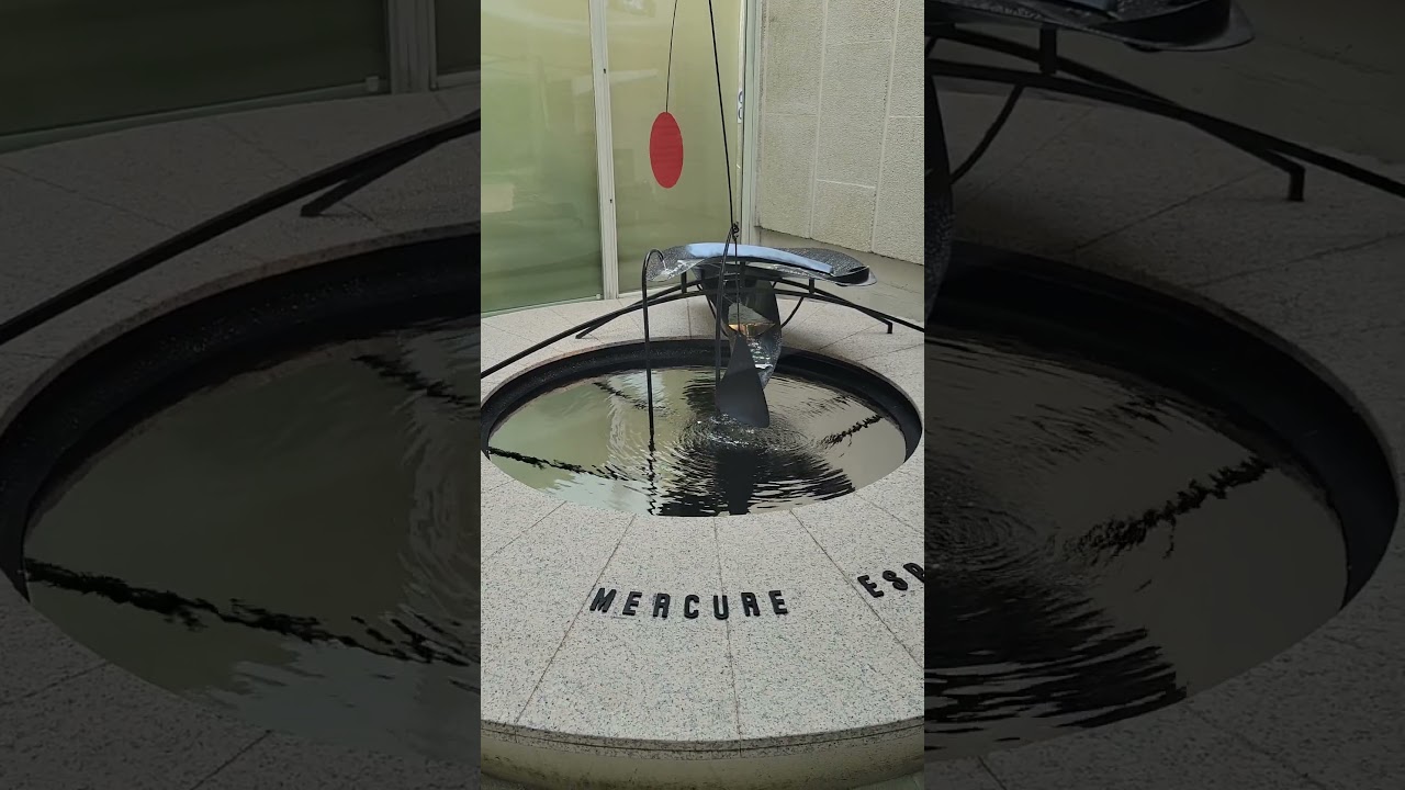 Barcelona's Unique Mercury Fountain 🏛️