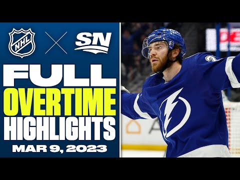 Vegas Golden Knights at Tampa Bay Lightning | FULL Overtime Highlights - March 9, 2023