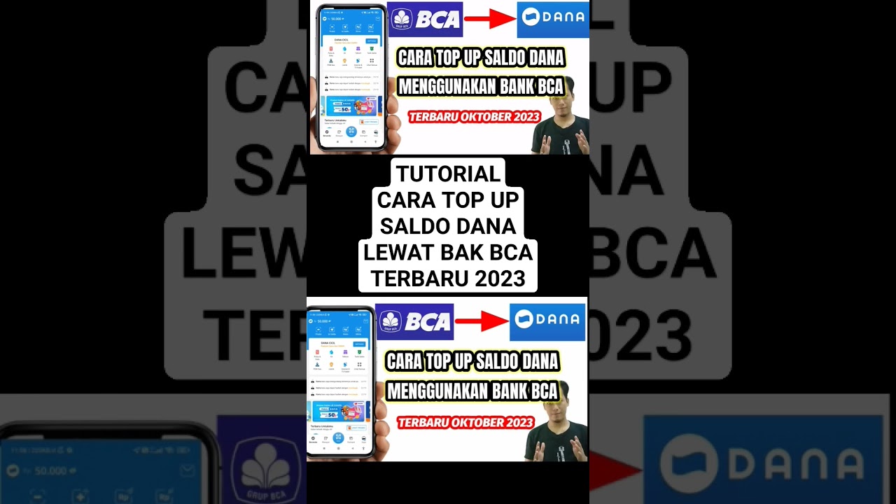 Cara Top Up Saldo Dana Lewat BCA π³