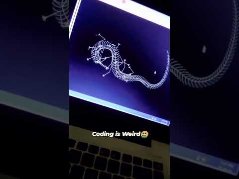 Created Reptile | HTML | CSS | Javascript #youtubeshorts #trending #coding #animation #ai #learning