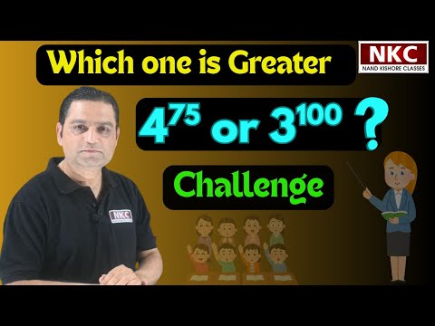 Comparing Exponents: 3^100 vs 4^75
