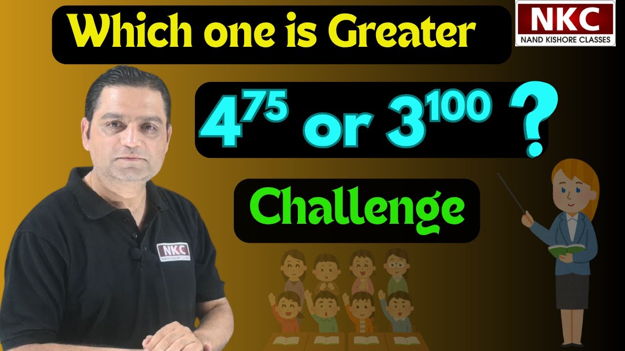 Comparing Exponents: 3^100 vs 4^75