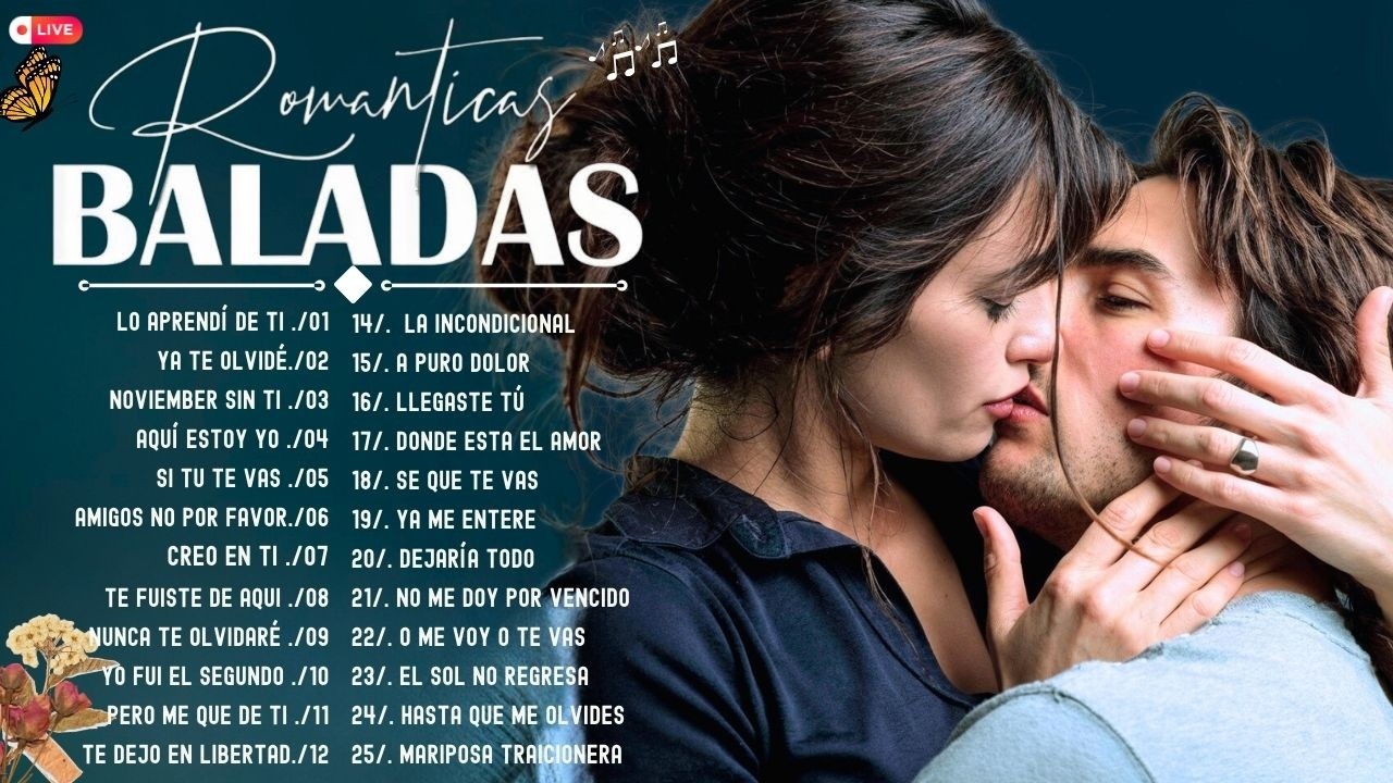 Baladas Románticas Clásicas en Español 80s y 90s 💖