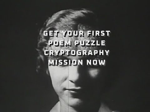 CRYPTOGRAPHY PUZZLE POEMS LUSH LINES DESIGN