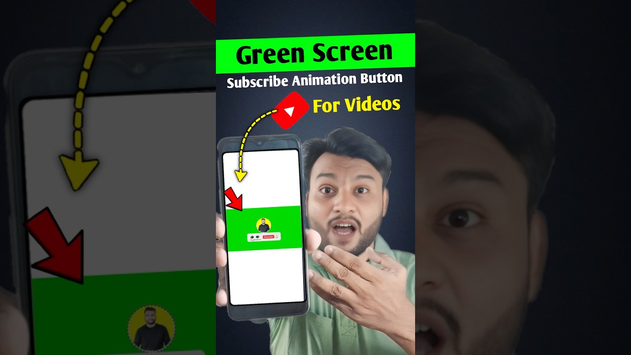 Video me Subscribe Button Kaise Lagaye? #Shorts