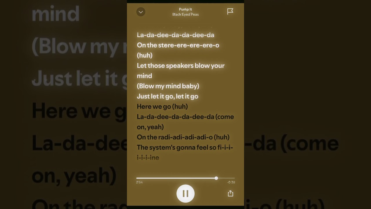 Pump It Up - Black Eyed Peas 🎶