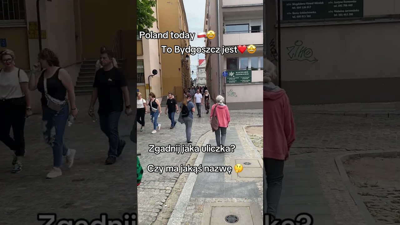 Urokliwa uliczka w Bydgoszczy 🇵🇱