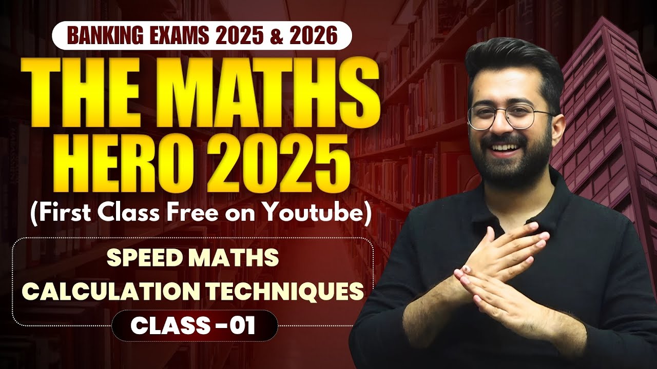 Master Speed & Vedic Maths with Aashish Arora | THE MATHS HERO 2025 | Limited Offer ๐ฏ