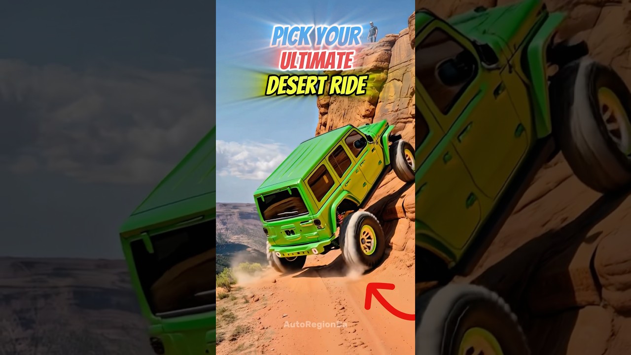 Top Desert Cars to Conquer the Sands 🏜️