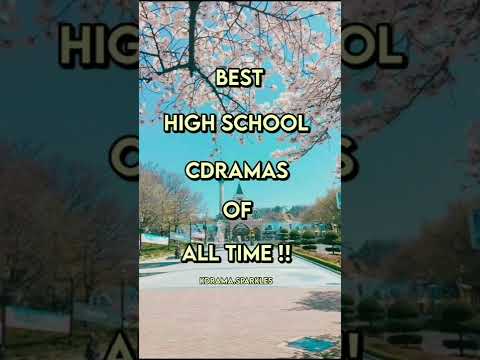 best high school cdramas #shorts #highschool #cdrama #kdrama