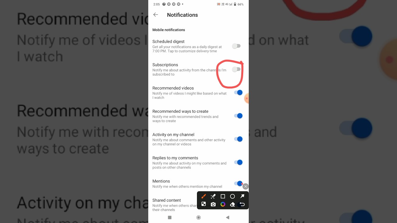 YouTube Subscription Notifications Off! π«