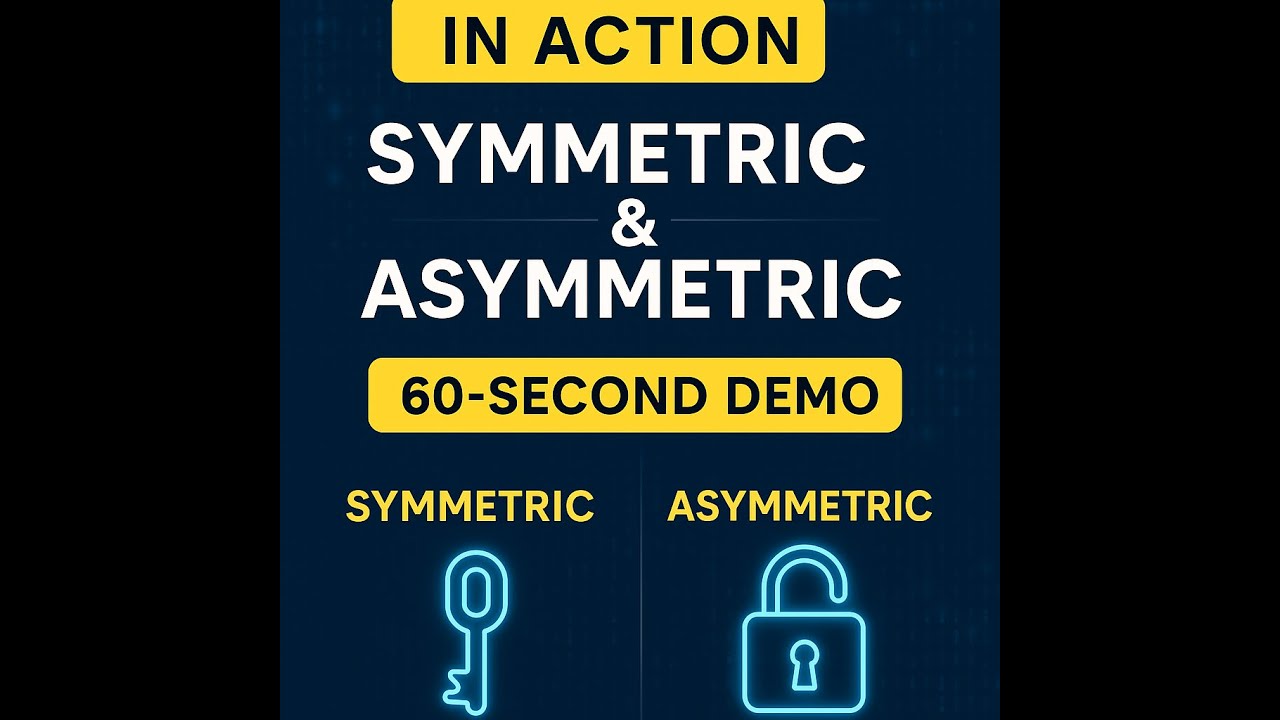 Encryption in Action: Symmetric vs. Asymmetric Explained π