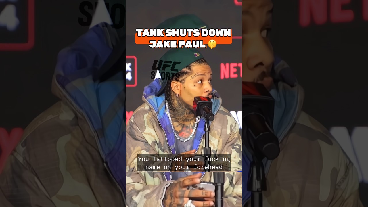 Tank Davis SHUTS DOWN Jake Paul! #ufc #mma #boxing #jakepaul #tankdavis #shorts