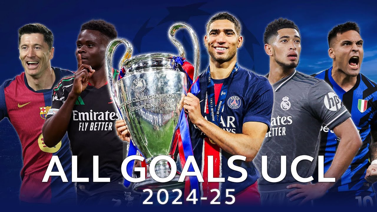 All Goals in UCL 2024/2025 ⚽