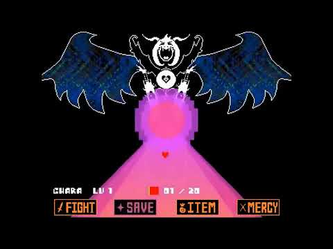 What the humans on the surface saw during the Asriel fight