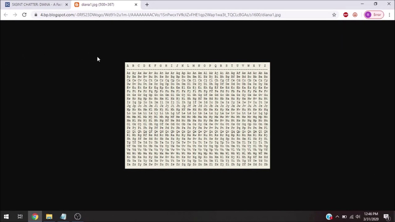 Unbreakable One-Time Pad Encryption with Diana Table