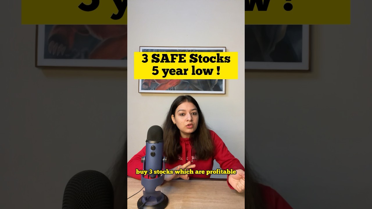 3 Stocks 🚀 5 years low