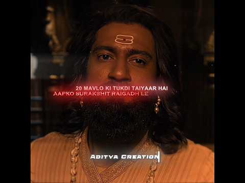 'Sambhaji Maharaj' Edit 🔥 | Chhaava Edit | Aditya Creation 06 | #shortsfeed #sambhajimaharaj #shorts