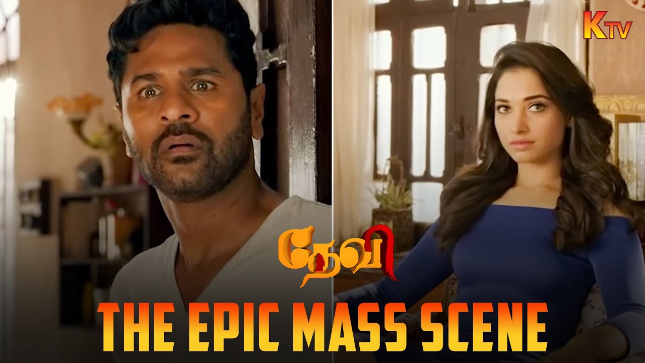 Tamannah Stuns in Devi Movie Scene! Prabhu Deva's Shocked Reaction 😲