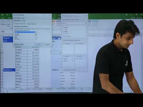 MS Excel - Pivot Table Example 2