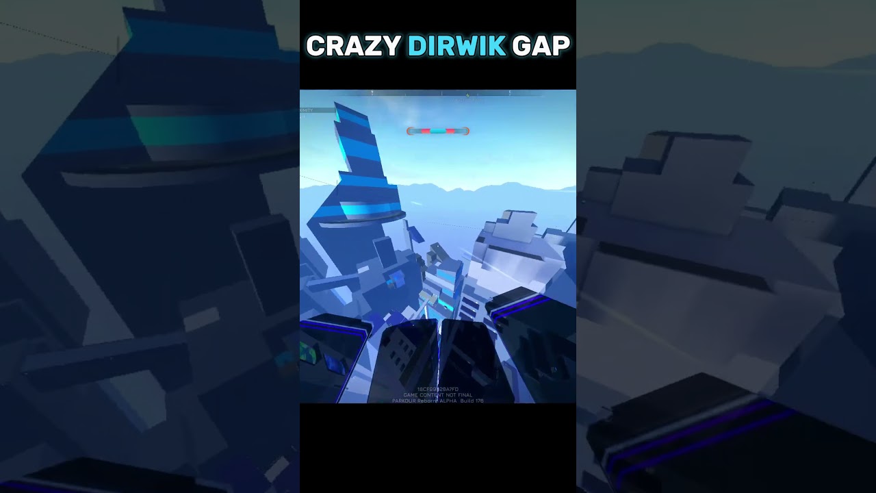 Crazy Dirwik Gap in Parkour Reborn Roblox 🏃‍♂️