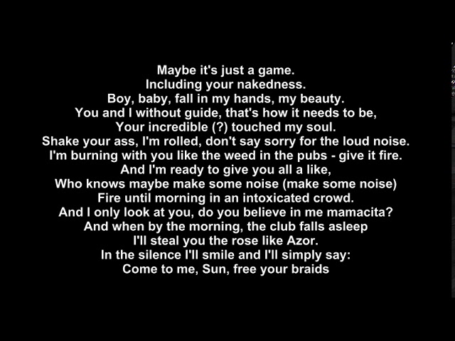 MiyaGi & Эндшпиль ft. Рем Дигга – I Got Love (English Lyrics) 🎶