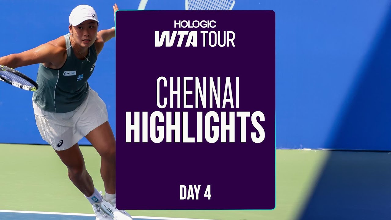 Day 4 Exciting Day 4 Highlights from Chennai WTA Tournament 🎾