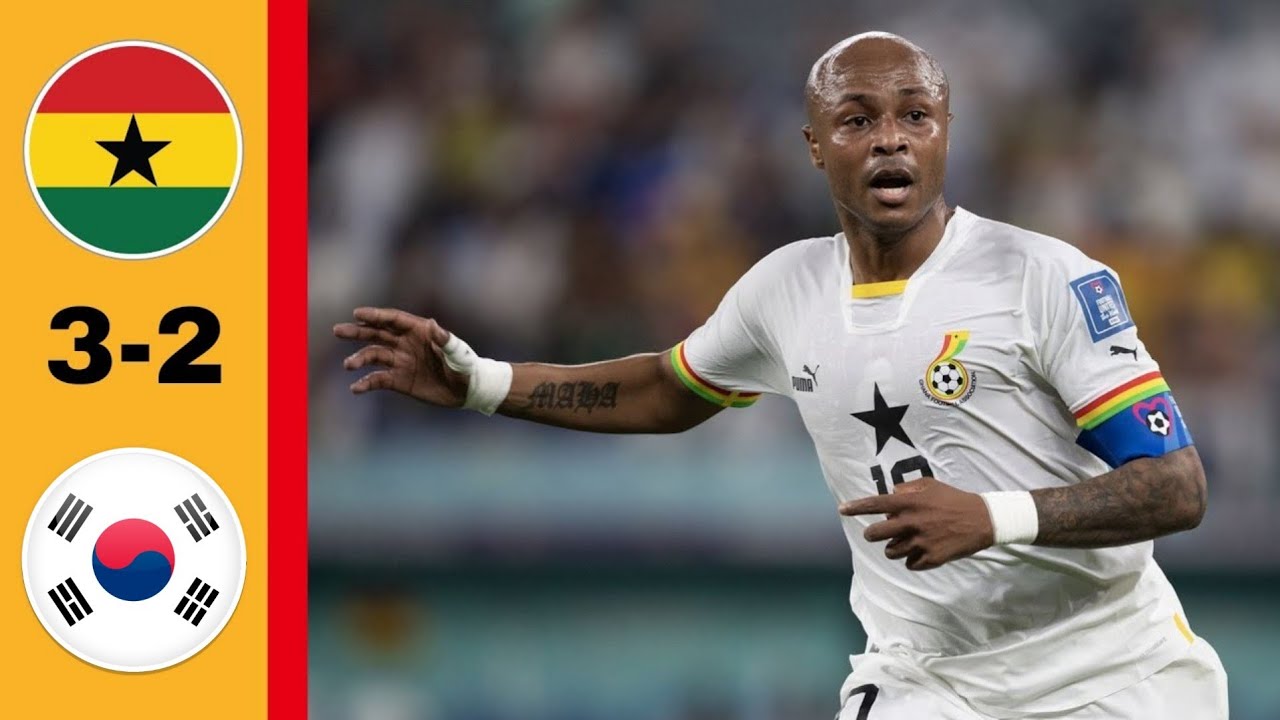 مباراة مثيرة بين غانا وكوريا الجنوبية 3-2 بكأس العالم🔥