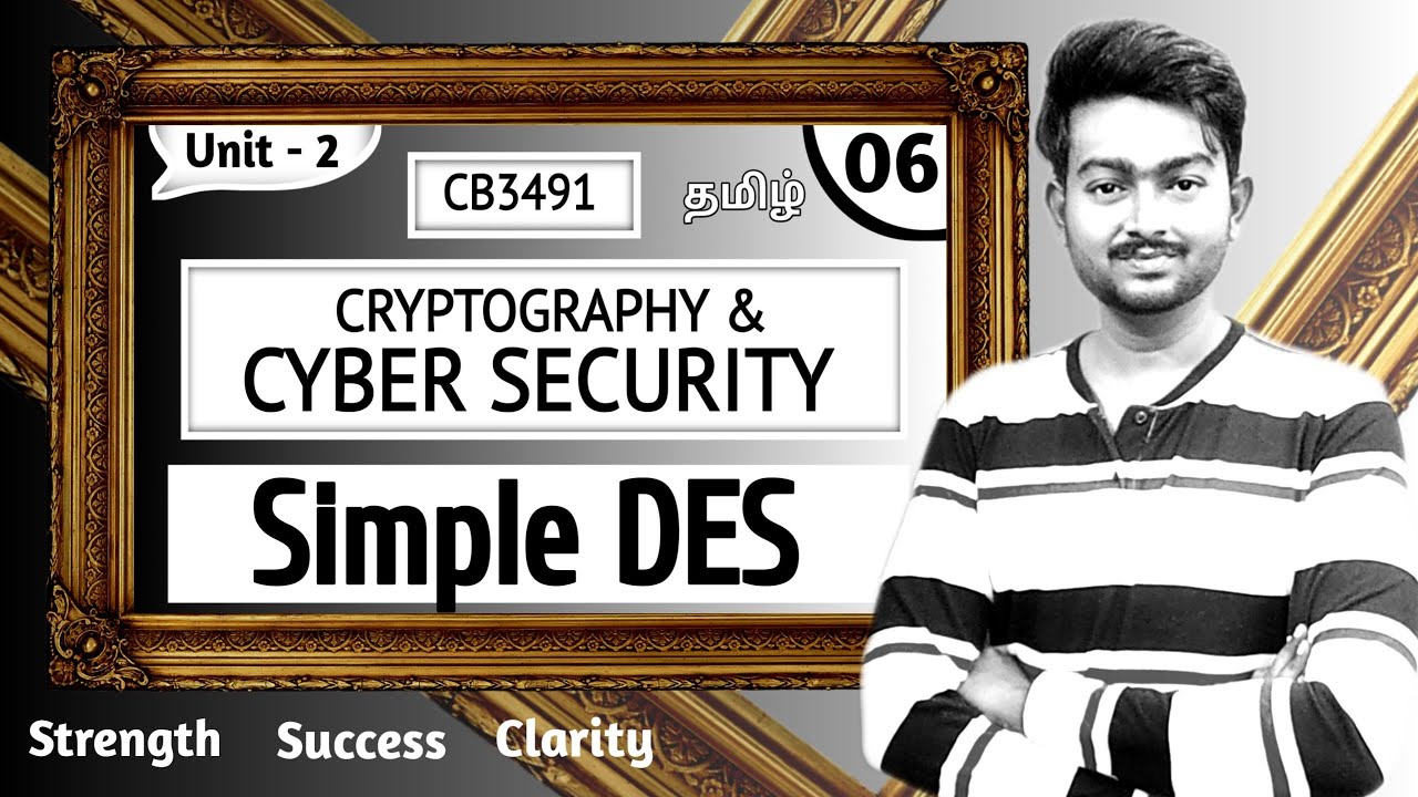 Simple DES & SDES Explained in Tamil | Cryptography & Cyber Security Basics 🛡️