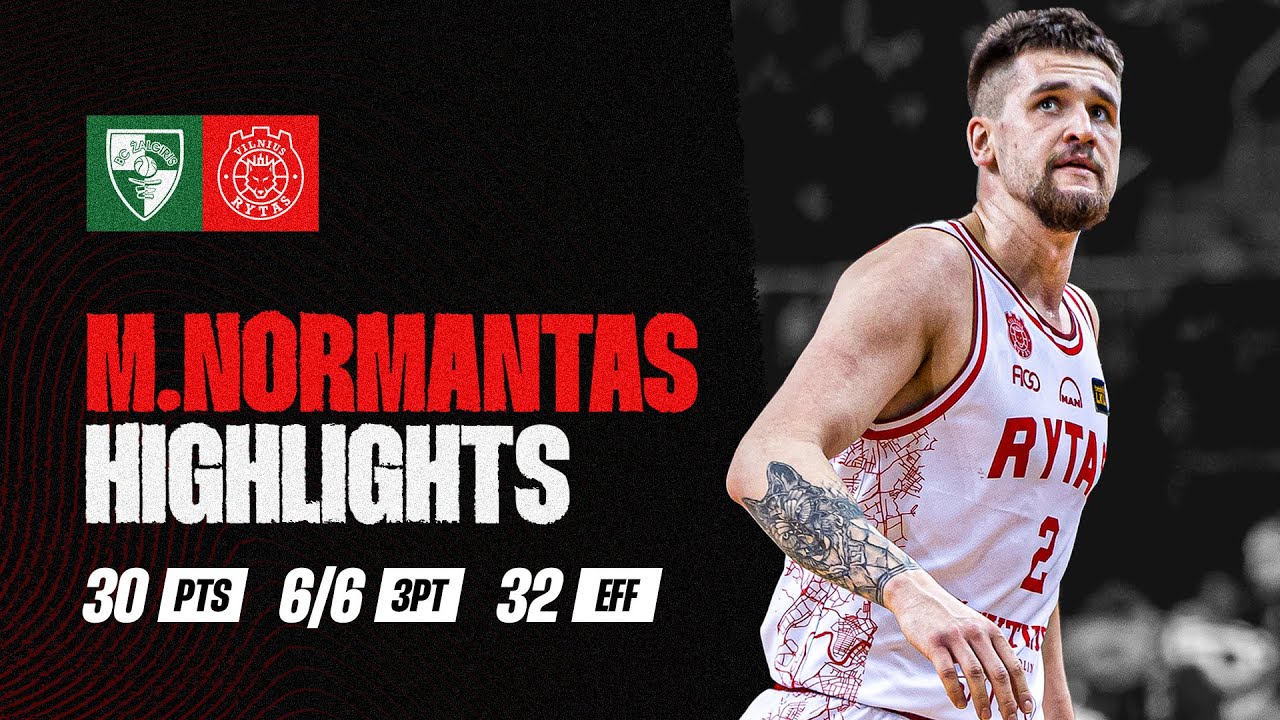 Liepsnojančios Margirio Normanto Karjeros Rungtynės „Žalgirio“ Arenoje 🔥