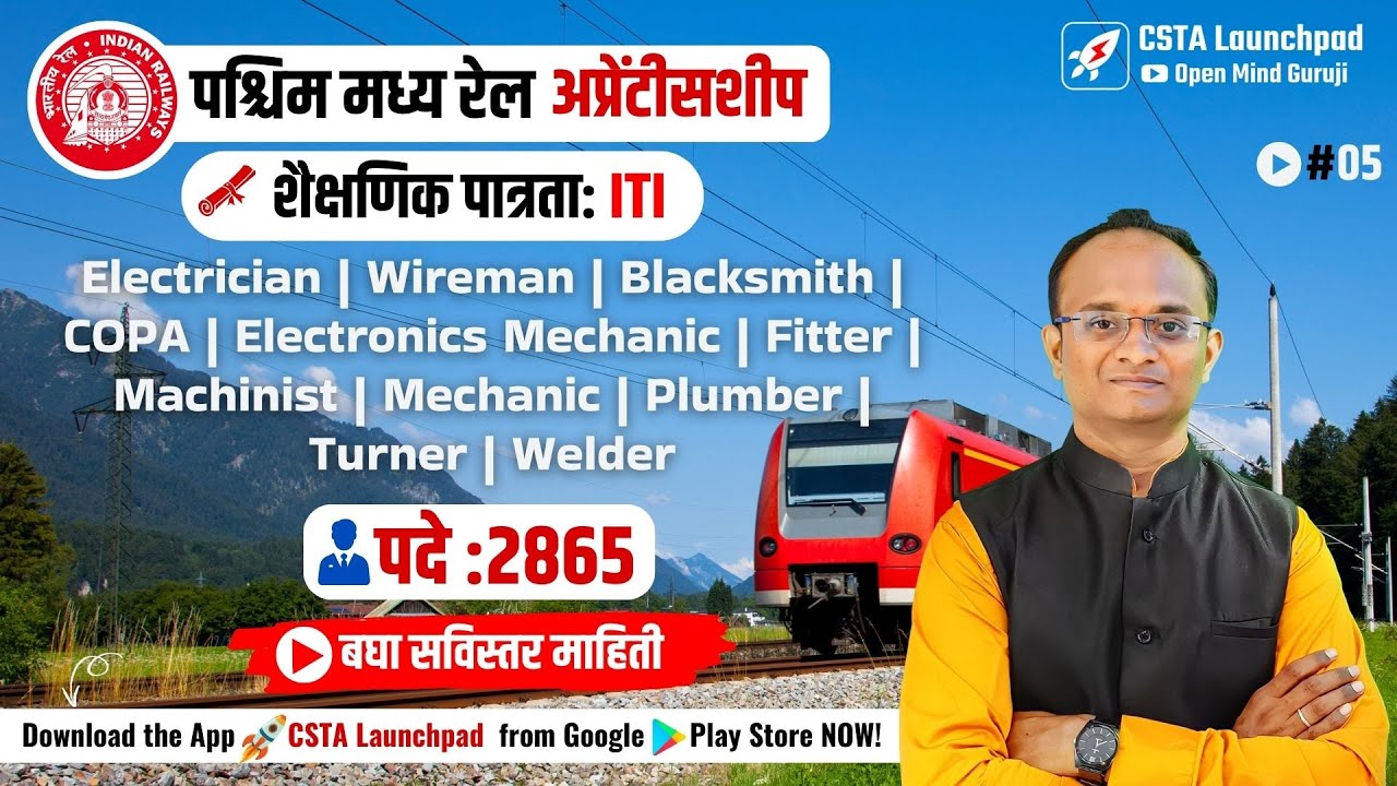 West Central Railway Apprentice 2025: 2865 Posts