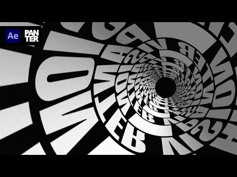 Rotating Text Cylinder in After Effects 🎥