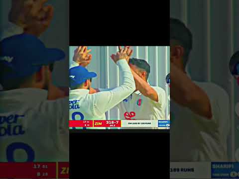 afghan vs Zimbabwe #viralvideo #cricket #highlightmatch#testcricket #afghanistancricket #testmatch