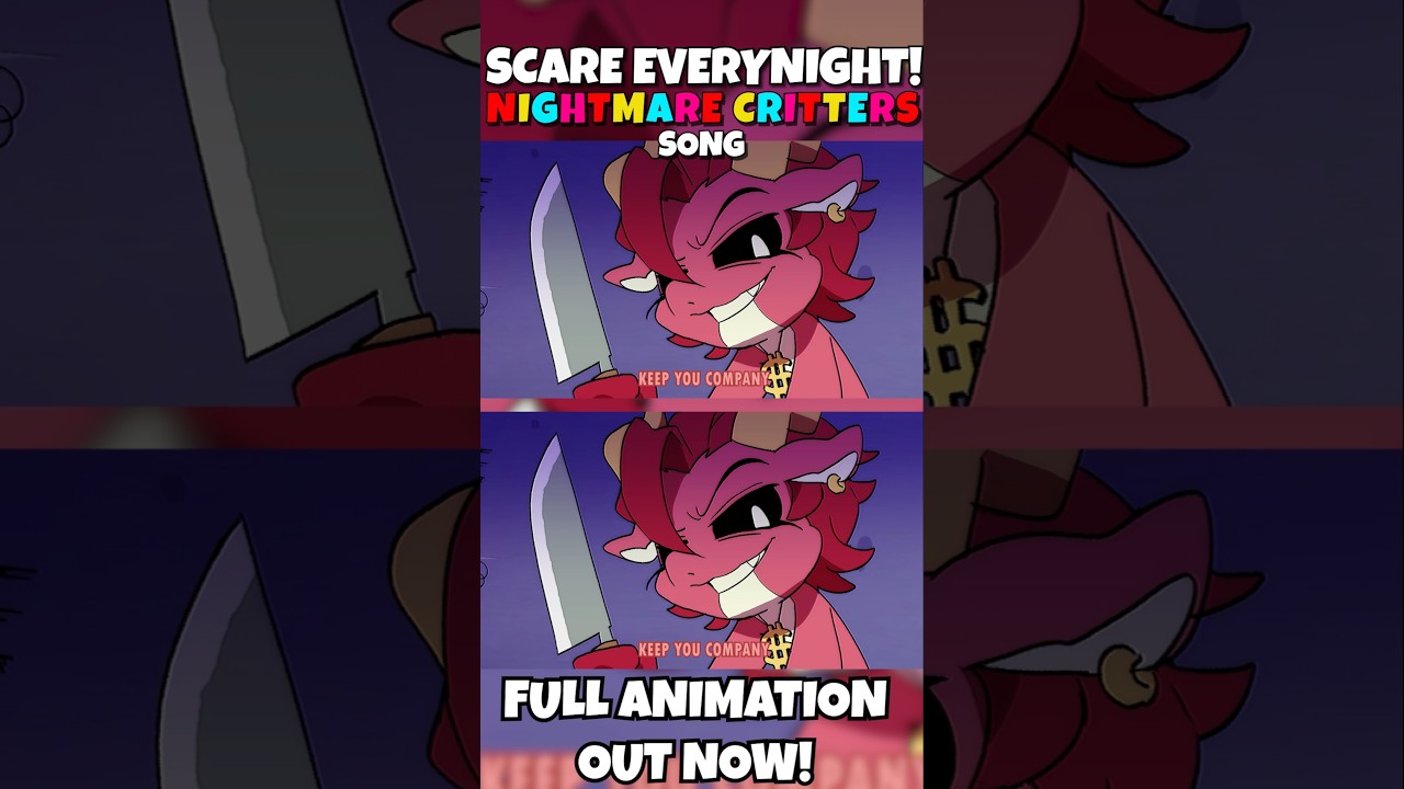 Terrifying Nightmares! | Nightmare Critters Theme Song & Poppy Playtime Moments 😱